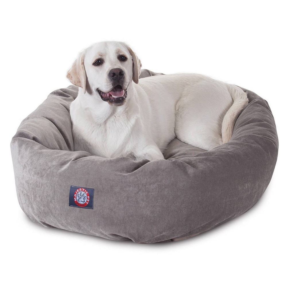 Photos - Bed & Furniture Majestic Pet Bagel Dog Bed - Calvary Heather - Large - L 
