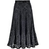 Collections Etc Beautiful Flounce Hem Elasticized Waist Lace Skirt - 2 of 4