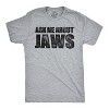 Mens Ask Me About Jaws Flip Up T Shirt Funny Ocean Shark Movie Tee For Guys - Crazy Dog Men's T Shirt - 2 of 4