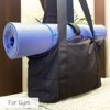 Wrapables Yoga Tote Bag, Gym, Work, Overnight, Travel Bag, Black - 4 of 4