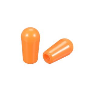 Unique Bargains ABS Plastic Strong Impact Resistance Good Surface Gloss Guitar Toggle Switch Knob Cap 5 Pcs - 1 of 4