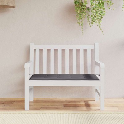 vidaXL Garden Bench Cushion Anthracite 39.4"x19.7"x1.2" Oxford Fabric