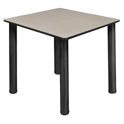 30" Rochester Square Slim Dining Table Maple/Black - Regency