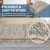 Washable Non-Slip Runner Rug - Soft  Scalloped Carpet for Kitchen, Entryway, Bedroom, Bath, Laundry & Hallway - Stain Resistant - 4 of 4