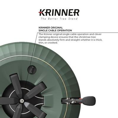 Green Deluxe Christmas Tree Stand with Water Tank and Foot Pedal