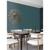 Brewster Peel and Stick 1pc Wallpaper Deco Wave Teal - 4 of 4