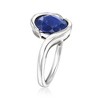 Ross-Simons 3.20 Carat Sapphire Ring in Sterling Silver - 3 of 4