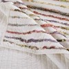 Greenland Home Fashions 50"x60" Bella Ruffle Throw Blanket: Quilted Multicolored Stripe, Cotton Woven, All Ages - 2 of 4