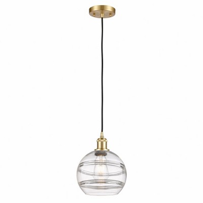 Rochester - 1 Light Cord Hung Mini Pendant In Industrial Style-9.88 Inches Tall and 8 Inches Wide