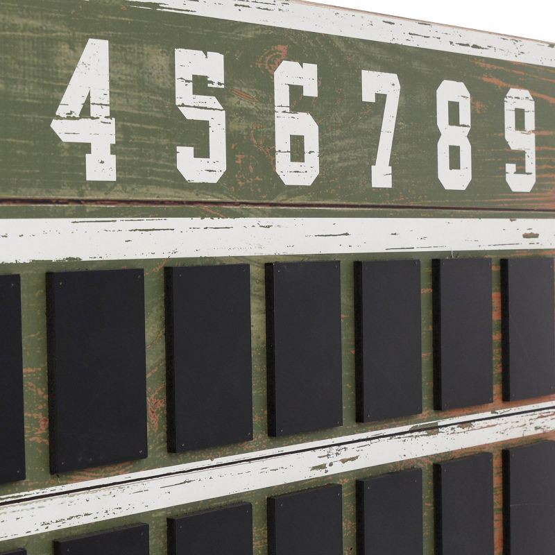 48&#34; Wooden Scoreboard Decorative Wall Art - StyleCraft, 5 of 8
