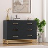 Jojoka Wooden Dresser for Bedroom, Dressers & Chest of Drawers with 4 Drawer, Wood nightstand for Storage and Organization - 3 of 4