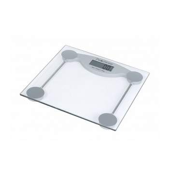 American Weigh Scales Clear Tempered Glass High Precision Digital Large LCD Display Bathroom Body Weight Scale 330LB Capacity