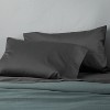 500 Thread Count Washed Supima Sateen Solid Pillowcase Set - Casaluna™ - image 2 of 4