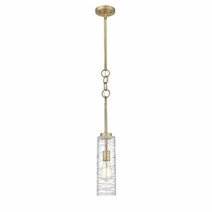 Wexford - 1 Light Stem Hung Mini Pendant In Art Deco Style-20.75 Inches Tall and 4 Inches Wide - 1 of 1