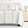 3PC Duvet Cover & Shams Set, Modern Boho Prints, Ultra Soft, Easy Care - Becky Cameron - 3 of 4