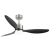 Airsurfer 52-Inch White Ceiling Fan with Remote, Reversible DC Motor, 3 ABS Blades & Color-Changing LED Light - 3 of 4