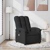 vidaXL Massage Recliner Chair Black Fabric (100% polyester), metal, plywood - 2 of 4