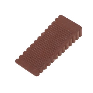 Unique Bargains Door Stop Under-Door Installation Small Wave Edges 3.66"x1.57"x0.59" 1 Pc - 1 of 4