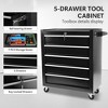 Tool Cart With 7 Organizer Tray Divider Set & Wheels, Large Rolling Tool Box Organizer For Garage, Workshop, Home Crafts - 3 of 4