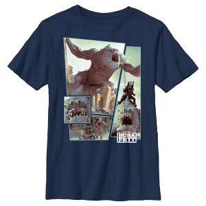 Boy's Star Wars: The Book of Boba Fett Rancor Attack T-Shirt - 1 of 4
