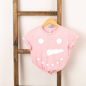 The Juniper Shop Snowman Face Youth Short Sleeve Tee - 1 of 2