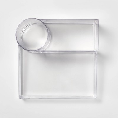 Bathroom Plastic Hair Accessory Organizer Clear - Brightroom&#8482;_1