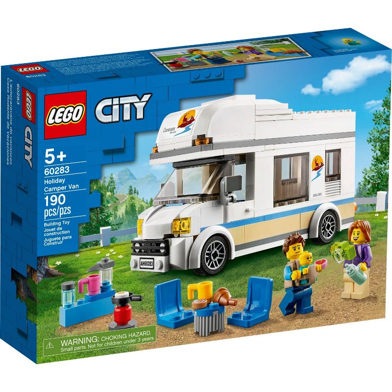 LEGO City Great Vehicles Holiday Camper Van Toy Car 60283, 5 of 13