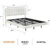 homfan Floating Bed FrameWith Smart RGB LED Lights Headboard
 Adjustable Headboard - 2 of 4