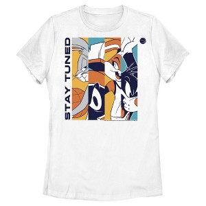 Women's Space Jam: A New Legacy Stay Tuned Panels T-Shirt - 1 of 4