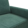 vidaXL Sofa Chair Accent Upholstered Club Armchair for Living Room Velvet - 4 of 4