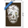 Trends International Rachel Caldwell - Nature's Skull Framed Wall Poster Prints - 3 of 4