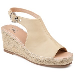 Journee Collection Womens Crew Wedge Heel Espadrille Sandals - 1 of 4