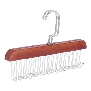 REGALWOVEN Wood Space Saving With Hooks Durable Clothes Hangers 2 Pcs - 1 of 4