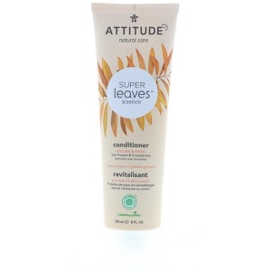 Attitude Super Leaves Volume & Shine Conditioner, Soy Protein & Cranberries, 8 oz - 1 of 4