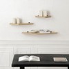 MH London Force 36" Set of 3 Wall Mounted Shelves Mango Wood - 4 of 4