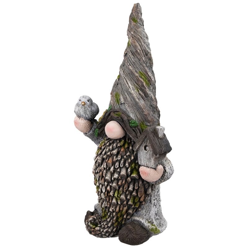 Northlight Gnome with Bird House Outdoor Garden Statue - 26.25", 4 of 10