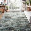 Washable Modern Abstract Living Room Bedroom Rugs, Indoor Contemporary Non Slip Floor Cover for Dining Room Home Office - 3 of 4