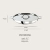 All-Clad D3 3-Ply Stainless Steel Universal Pan with Lid 3 Quart Induction Oven Broiler Safe 600F Pots and Pans, Cookware Silver - 3 of 4