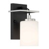 Designers Fountain Prince St 1 - Light Vanity in  Matte Black - 3 of 4