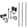 Pool Central Cover Reel with Aluminum Tubes for In-Ground Swimming Pools 3" x 96" - Gray/Black - 2 of 3