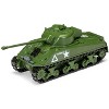 Skill 1 Model Kit Sherman Firefly Tank "British Army" Snap Together Painted Plastic Model Tank Kit 1/35 Scale Airfix Quickbuild - 2 of 4