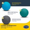 Dr. Scholl's 3-Piece Hand Therapy Set, Soft, Medium & Firm Resistance Ball for Muscle Strength, Stress Relief, Flexibility - 3 of 4