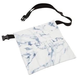 Glamlily White Marble Makeup Brush Belt with 22 Pockets (10.2 x 9.7 x 2 In) - 1 of 4