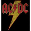 ACDC Vintage Lightning Bolt Logo Men's Black T-shirt - image 2 of 3