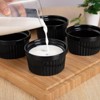 8 Oz Set of 8 Ceramic Ramekins, Porcelain Creme Brulee Souffle Ramekins for Baking, Pudding Custard Cups, Dipping Sauces, Dishwasher and Oven - 3 of 4