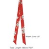 Elerevyo Women's Floral Satin Square Silky Neck Scarf Neckerchief Hair Band - 3 of 4
