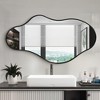 Beautyolove Irregular Aluminum Alloy Framed Asymmetrical Wall Mirror - 3 of 4