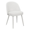 NicBex Dining Chairs Set of 2 Side Chair Upholstered Chair Metal Leg without Armrest, Fabric Accent for Kitchen, Bedroom - 4 of 4