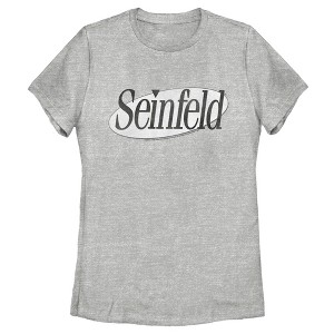 Women's Seinfeld Black and White Logo T-Shirt - 1 of 4