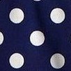 navy w/ white polka dot